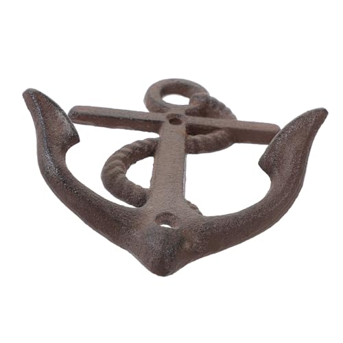 Alipis Vintage Gusseisen Wandhaken Im Nautischen Design Rustikaler Ankerhaken Zum Schrauben Ideal Für Handtücher Kleidung Und Deko Klappbarer Haken Für Den Maritimen Look