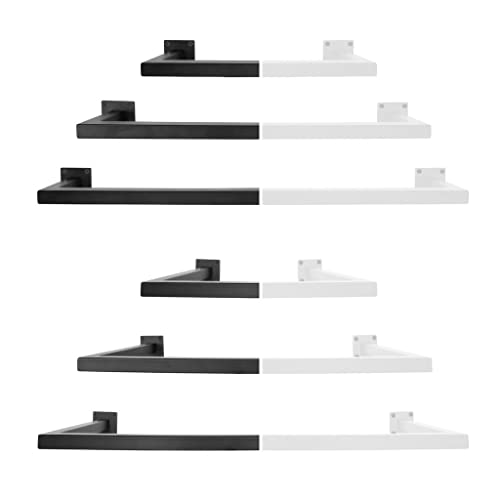 1x Kleiderstange RECHTECK, Garderobenhalter U-Form, Wandmontage Bad Flur Küche, inkl. Montagematerial Dübel und Schrauben, pulverbeschichtet, pflegeleicht, rostfrei (T12cm x B90cm, Schwarz)