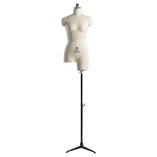 SHAWLA Schneiderpuppen Mannequin-Kleiderform, Mannequin-Kleidungsformen, Abnehmbarer weiblicher Torso-Körper, verstellbare, feststeckbare Puppe, einfach zu montieren