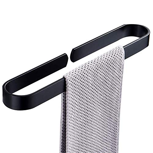 Handtuchhalter Badezimmer selbstklebend schwarz Handtuchhalter Badezimmer ohne Bohren Duschhandtuchhalter Wandmontage Handtuchständer Badewanne Modern Aluminium Geschirrhandtuchhalter Wand s