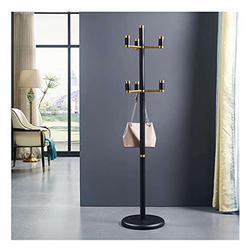 Garderobenständer Mantel Rack chinesische antike vertikale mantel stehen haushalt fußbügel aufhänger schlafzimmer wohnzimmer corridor corner mantel regal hängen tasche rack Kleiderständer ( Color : Sc