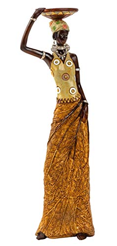 Geschenkestadl Große afrikanische Massai Frau Figur Afrika 35 cm